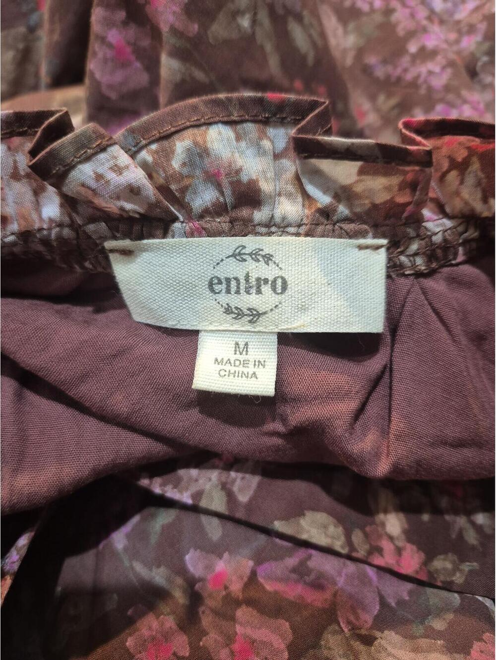 ENTRO Mini Dress Size Medium - Picture 6 of 6